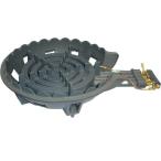 業務用鋳物コンロ 四重・種火付 ガスバーナー(普及タイプ) 底枠付 SB401P