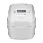 日立 炊飯器 5.5合 圧力&スチームIH ふっくら御膳 RZ-V100HM W フロストホワイト 日本製 大火力 沸騰鉄釜 蒸気カット