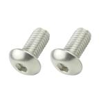 POSH Faith（ポッシュ フェイス）ボタンキャップボルト (ステンレス） (2本入) M5X10mm (P-0.8)｜920510-B2