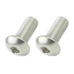 POSH Faith（ポッシュ フェイス）ボタンキャップボルト (ステンレス） (2本入) M5X12mm (P-0.8)｜920512-B2