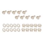 POSH Faith（ポッシュ フェイス）スクリーンビス (ポリカーボネート）　(10個入)　M5X10mm｜CLEAR｜990510