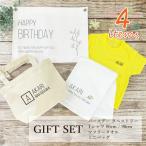 IVY-GOODS 名入れ 誕生日フォトブース 4点セット タペストリー Tシャツ ミニバッグ マフラータオル 写真撮影 装飾 女の子 男の子 birthday-tape4set