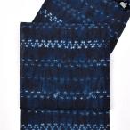 “小花縫い取り絞り” 有松絞り 藍色  