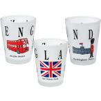 イギリス お土産 イギリスショットグラス3個セット｜グラス・食器 ヨーロッパ 雑貨 イギリス土産