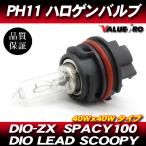 PH11 40W クリア ヘッドライトバルブ DIO-ZX DIO スクーピー ジョルノ リード50 リード100 スペーシー100 AF34 AF35 AF48 AF58 AF56 AF62