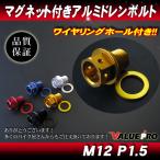 M12 P1.5 Gold масло сливной болт с магнитом / Kawasaki KLK ZXR ZRX ZZR NINJA ZEHPYR KX ZX ZR GPZ Z ER BALIUS