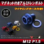 M12 P1.5 голубой масло сливной болт с магнитом / Kawasaki KLK ZXR ZRX ZZR NINJA ZEHPYR KX ZX ZR GPZ Z ER BALIUS
