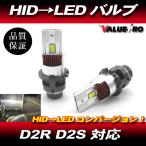 ショッピングHID 2025年モデル ポン付け D2S D2R LED ヘッドライト HID → LED 交換 2個セット / 26000LM 6000K ホワイト 車検対応