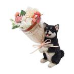 即出荷 クロシバ 母の日 プレゼント ギフト ブーケ 花束 造花 植物 観葉植物 オブジェ 置物 犬 イヌ かわいい CTミニョンブーケ 4208673-05 丸和貿易