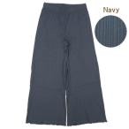 Navy низ брюки леггинсы женский cut and sewn Random ребра талия резина широкий flair накладывающийся надеты свободно модный салон одежда одежда для дома 