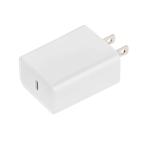  розетка зарядка маленький размер AC зарядное устройство Type-C 1 порт тонкий compact iPhone iPad Apple Watch 5V 2W 10W белый CUBETC1P10W-WH