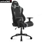 AKレーシングチェア ゲーミングチェア 椅子 AKRacing WOLF オフィスチェア グレー リクライニング