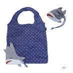 //送料無料// エコバッグ エコバック 買い物袋 コンパクト 折り畳み プレゼント 魚柄 サメ アニマルデイズ ecoron