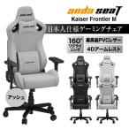ゲーミングチェア オフィスチェア ワークチェア グレー アッシュ ゲーム用 椅子 アンダシート カイザー Andaseat Kaiser Frontier M