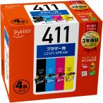 brother (ブラザー) LC411-4PK 4色セット 対応 互換 インク プレジール PLE-BR411-4P