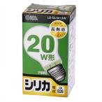 白熱電球 E26 20W形 シリカ 長寿命｜LB-DL5619W 06-0594 オーム電機