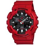 Yahoo! Yahoo!ショッピング(ヤフー ショッピング)CASIO カシオ G-SHOCK ジーショック GA-100B-4AJF アナデジ ブラック×レッド