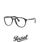 Persol ペルソール 3160V Col.95 Black 黒 ツーブリッジ ティアドロップタイプ メガネ 正規輸入品