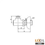 INAX LIXIL CF-92 стена * пол трубы для запорный клапан pa желтохвост k туалет часть материал Lixil 