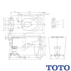 TOTO * производитель прямая поставка только * пол . пол осушение большой туалет CS400B** purel -тактный EX туалет контрольный номер :1760