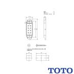 TOTO для туалета часть материал HH04127 фиксация металлические принадлежности 