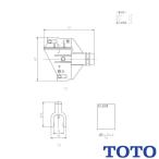 TOTO рычаг булавка имеется HH07047R