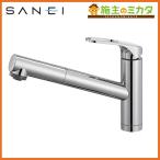 三栄水栓 SANEI K87501JK-U-13 シングルワンホールスプレー混合栓 省施工ナット付 混合水栓