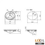 * производитель прямая поставка только * INAX LIXIL L-2594FC*. . включая . круглый умывание контейнер рама тип BW1 чисто-белый умывание контейнер только умывальник умывание Lixil контрольный номер 2580