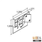 !* производитель прямая поставка только * INAX LIXIL MDCX-1203TX* зеркало шкаф промежуток .1,200mm умывание рука . Lixil контрольный номер 2640