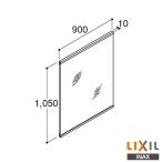 * производитель прямая поставка только * INAX LIXIL MDCX-901X* зеркало шкаф промежуток .900mm 1 поверхность зеркало освещение нет помутнение прекращение пальто нет умывание рука . Lixil контрольный номер 2580