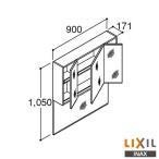 !* производитель прямая поставка только * INAX LIXIL MDCX-903TX* зеркало шкаф промежуток .900mm 3 поверхность зеркало освещение нет помутнение прекращение пальто нет умывание рука . Lixil контрольный номер 2640