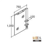 !* производитель прямая поставка только * INAX LIXIL MGR1-751XJU-D* зеркало шкаф промежуток .750mm 1 поверхность зеркало LED освещение помутнение прекращение пальто есть умывание рука . Lixil контрольный номер 2640