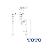 TOTO пол осушение металлические принадлежности T6S S ловушка 32mm