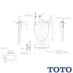 TOTO биде абрикос P AP2pa желтохвост k направление TCF5831R рейс крышка есть передний круг сиденье для унитаза туалет старый номер товара TCF5831