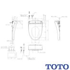 TOTO биде TCF6544 SS2 рычаг туалет мойка модель сиденье для унитаза туалет старый номер товара TCF6543