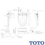 TOTO биде SS2A TCF6544AF рейс крышка есть .. форма туалет для передняя сторона левый рычаг туалет старый номер товара TCF6543AF