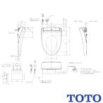 TOTO биде SS3A TCF6554AF рейс крышка есть .. форма туалет для передняя сторона левый рычаг туалет старый номер товара TCF6553AF