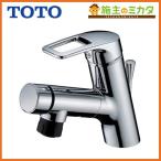 TOTO 洗面所用水栓 TLN32TEFR シングルレバー混合水栓 台付き1穴 タッチスイッチ ホース付 吐水口回転タイプ 蛇口