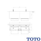 TOTO полки есть 2 полосный бумага наматывать контейнер YH651#SR2 сердцевина нет бумага соответствует модель полимер производства туалет пастель розовый производство на заказ товар 