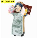 【ペルー産エケコ人形 ゴールド(金)】【金運・恋愛運・良縁・仕事運・全体運】 福の神 開運 エケコ エケッコー 人形ハート型付き【Mサイズ 18cm】