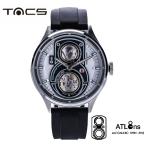 【レンズクリーナーペンをプレゼント】 タックス TACS 腕時計 自動巻き ツインレンズ Ikoflex イコフレックス TWIN LENS Lite Lumiere Blanc 日本製 TS2501A