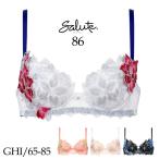 30%OFF ワコール サルート86 ブラジャー プッシュアップ P-up セール BTJ486 GHI/65-80 大きいサイズ