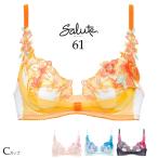 最終処分 ワコール サルート 61G リボンブラ ブラジャー セール 単品 BTJ761 谷間 コア レディース C/65-80