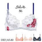 ショッピングanan 30%OFF ワコール サルート86 リボンブラ ブラジャー セール BTJ786 DEF/65-80