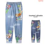 ツモリチサト まるでデニム ボトム サルエルパンツ 綿 ML ブランド かわいい 春夏 tsumori chisato SLEEP