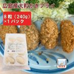 冷凍 惣菜 無添加 広島県漁協 広島産大粒かきフライ 8粒（240g）