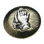  серебряный Conti . кнопка серебряный 925 silver925 Play рука s0010