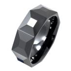 Yahoo! Yahoo!ショッピング(ヤフー ショッピング)セラミックリング 指輪 メンズ 5面カット セラミック リング セラミックアクセサリー fr8003