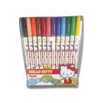 ぺんてる Pentel / HELLO KITTY ハローキティ サインペン 12色セット （SS312）