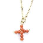 ファイブオクトーバー(5 OCTOBRE)Collier DOLCE-Howlite Red Flameハウライト レッド フレイム ネックレス フランス アクセサリー